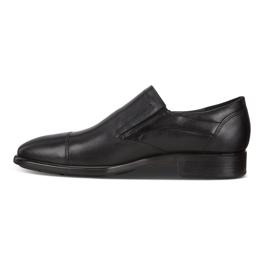 Slip On Hombre - ECCO Citytray Shoes - Negros - XGB183064